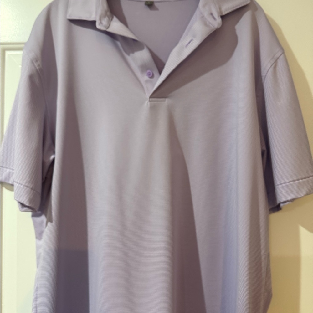 Peter Millar Light Purple Men's Polo Shirt